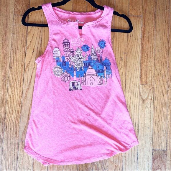 — Lucky Brand — Dark Pink Tank Top XS - Picture 1 of 7